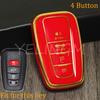 Shell Bag Car Remote Key Case Cover Protect For Toyota Prius Camry Corolla Chr C-Hr Rav4 Altis Land Cruiser Prado Avalon