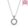 Double Circle Pendant Necklace 399487c01