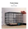 Bold Nano Indoor Pet Cage: Compact Iron Cage for Small Dogs, Transportable and Spacious Bed for Large Dogs