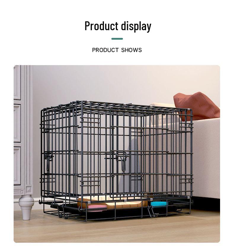 Bold Nano Indoor Pet Cage: Compact Iron Cage for Small Dogs, Transportable and Spacious Bed for Large Dogs