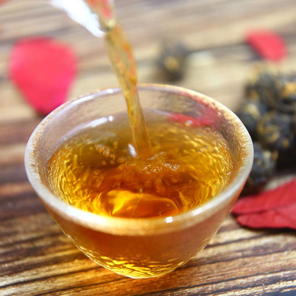 2023 Yunnan Ancient Tree Dianhong Black Tea Golden Pearl 100g