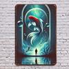 Retro Metal Sign Cute Pets Wall Decor Tin Plate Art for Living Room Bar Cafe