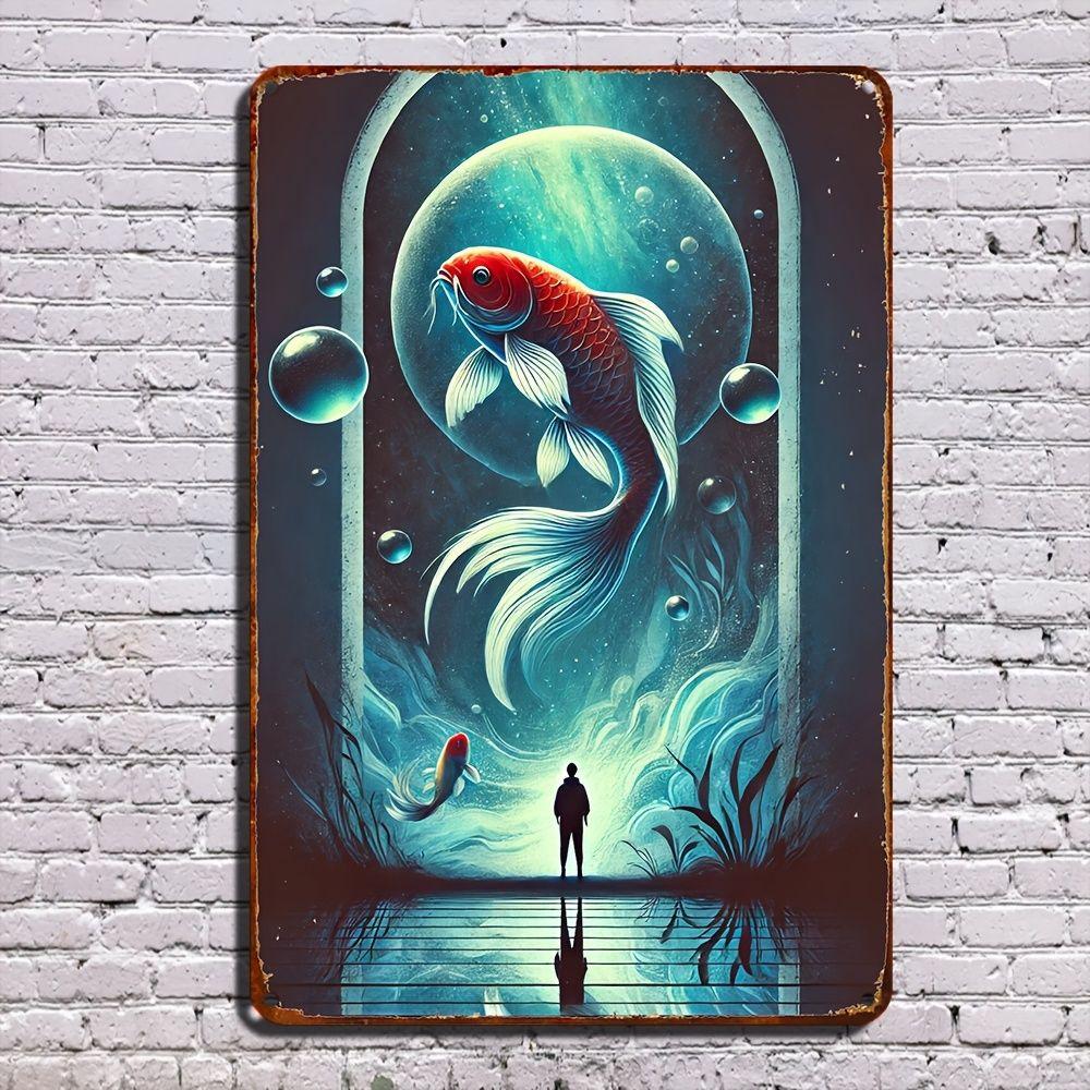 Retro Metal Sign Cute Pets Wall Decor Tin Plate Art for Living Room Bar Cafe