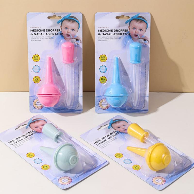 Dose Medicine Dropper Manual Nasal Sucker Ball Nasal Aspirator Bulb Syringes Medicine Dispenser for Infant Nasal Cleaner