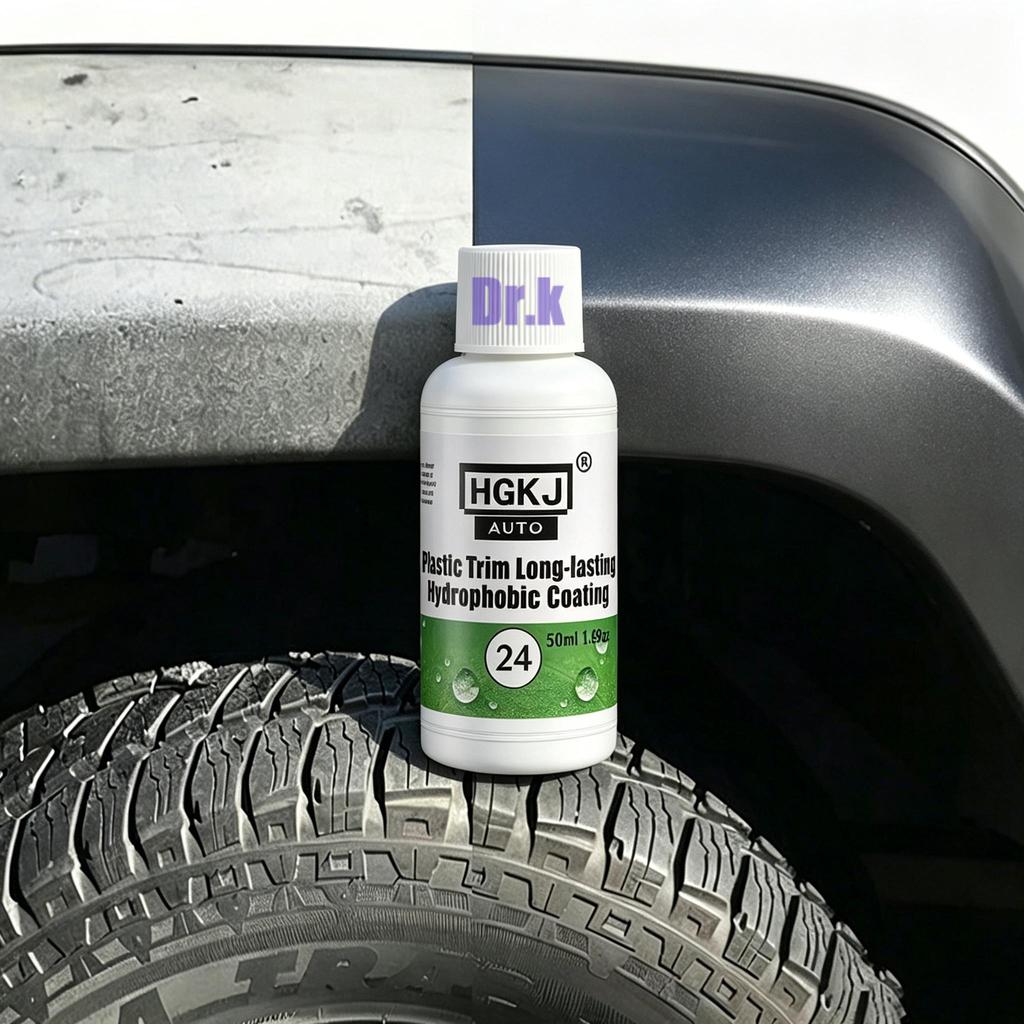 50/100ml Plastique Rénovateur Revitalisant Plastique Rénovateur Revêtement Longue Durée pour Voiture