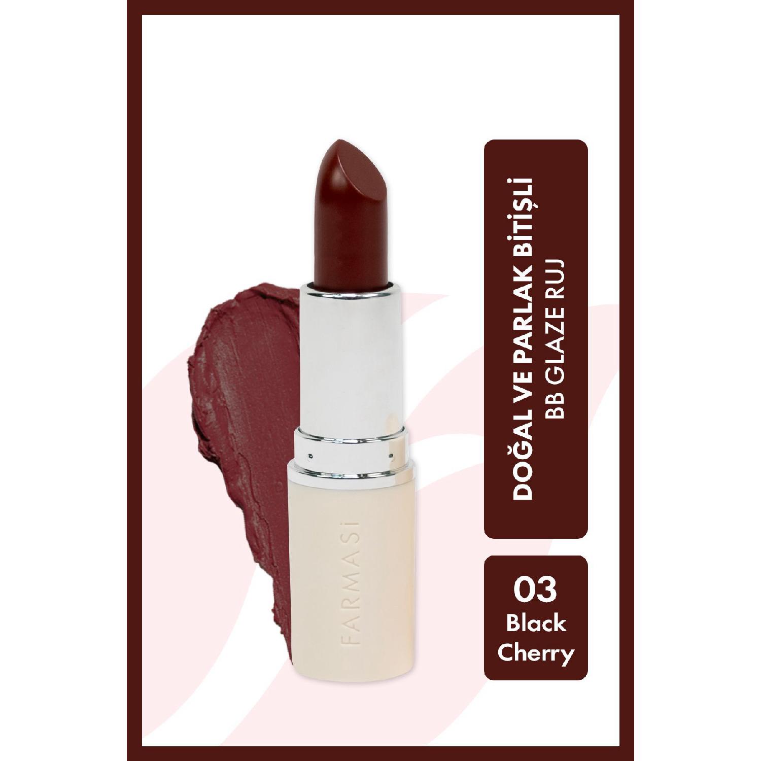 

Bb Glaze Lipstick 03 Black Cherry 4 Gr