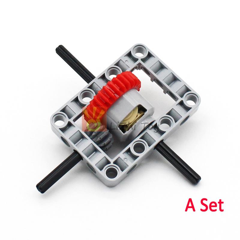 

MOC Технические детали Зубчатые колеса Корпус дифференциала 65413 65414 69761 69762 Набор Строительные блоки Автомобильный Кирпич с Муфтами Игрушки