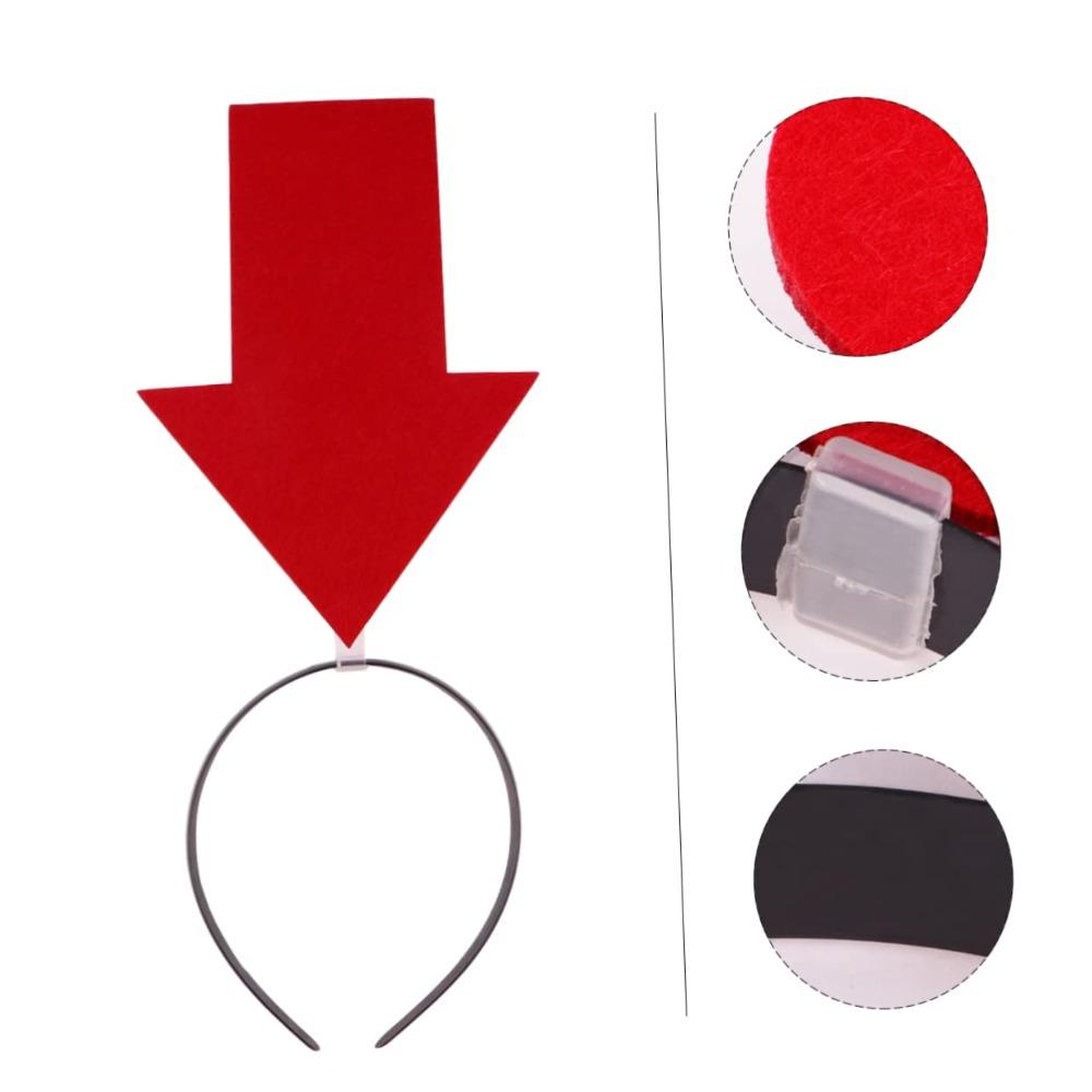 Creative 8.6inch Hairband Arrow WiFi Question Mark Hair Band Love Funny Props Headdress Birthday