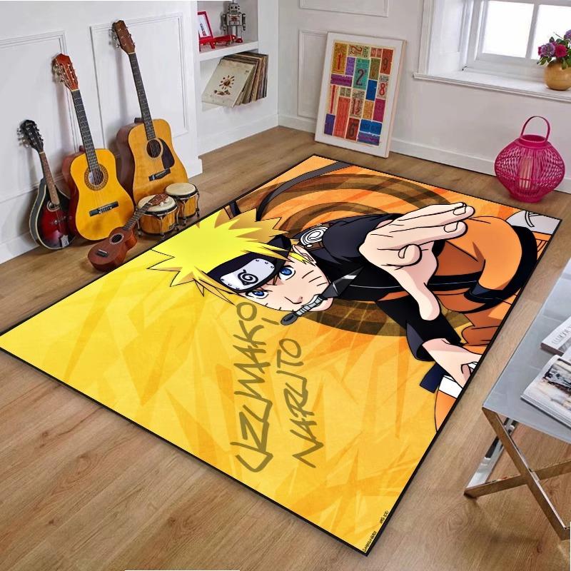 Japanese Anime Naruto Carpet Living Room Bedroom Kitchen Balcony Rug Non-slip Washable Mat Home Exquisite Home Ins Rug