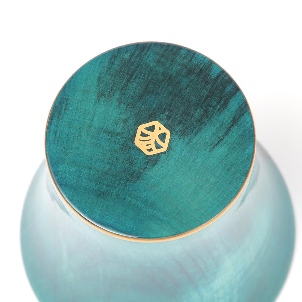 Cool Cup Hyakkei Wooden Cup Tumbler Made in Japan Tochinoki Yamanaka Lacquerware Rock Glass (Darkness Black)