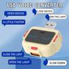 Protection Lights Switch Smart USB Socket Voice Extender USB Converter Socket  Home Use