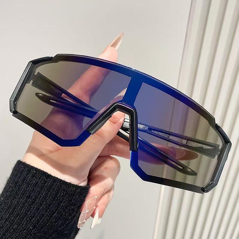 YEZIXIN Cycling Sunglasses UV400 Sports Bike Glasses Outdoor Windproof Large Frame Bicycle Eyewear for Men and Women