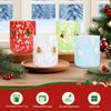 Hand Painted Christmas Juice Glasses 450ml Heat Resistant Coffee Mug Milk Juice Beer Cup Dining Table Decoration Cup