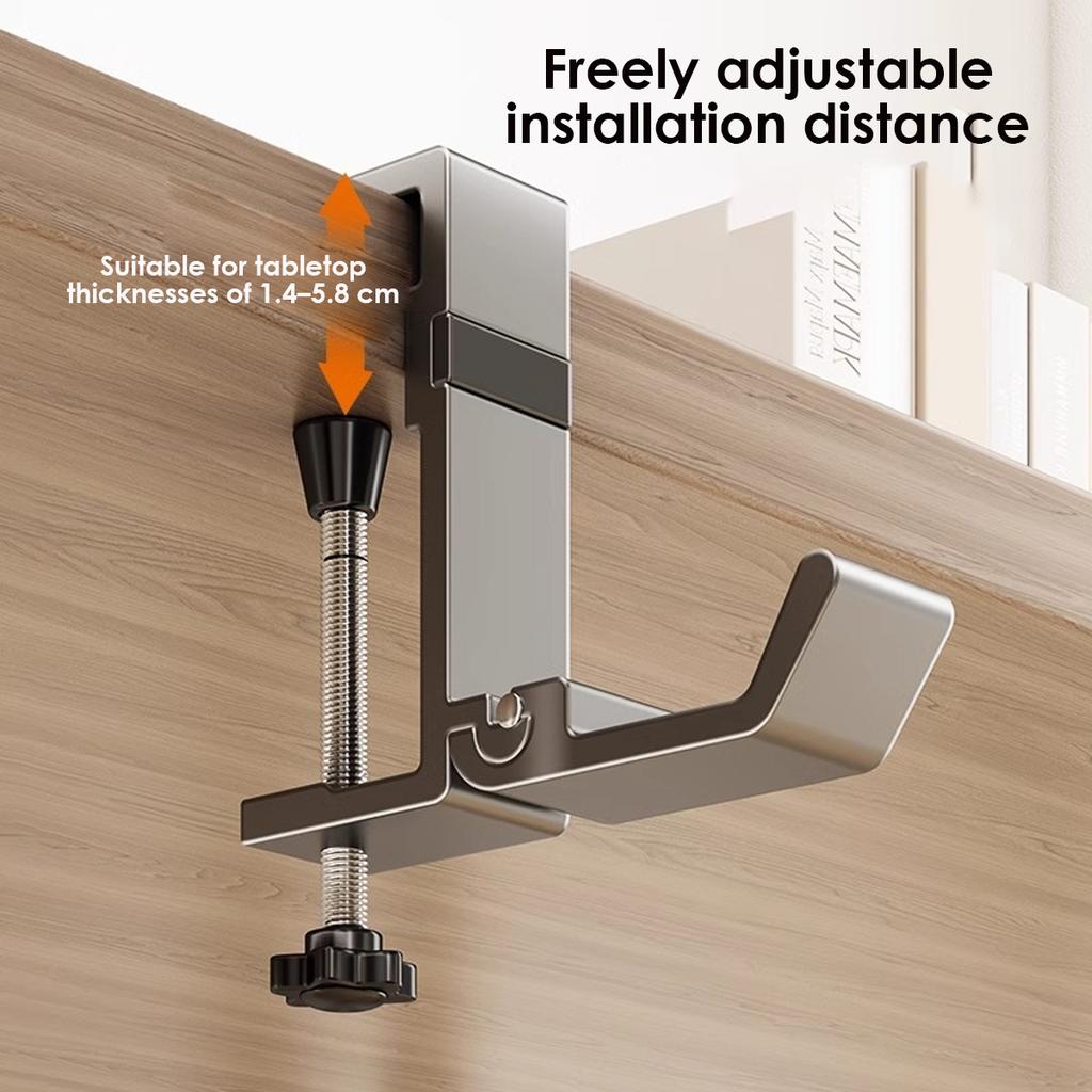 2-in-1 Rust Hooks Adjustable Foldable Wreath Hangers Bearing Capacity, Christmas Wreaths and Table Hanging(2pcs)