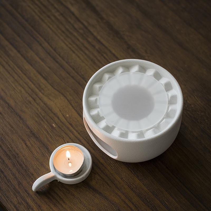 Candle Heated Teapot Base Japanese-style Tea Warming Stove Tea Warmer Ceramic Warmer