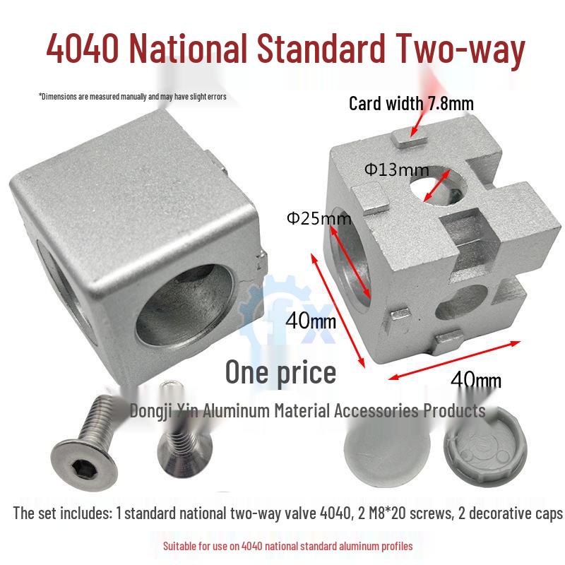 Standard Euro 3030/4040 Aluminiowy Trójstronny Złącze Kątowe Prawidłowe do Profili Przemysłowych