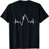Climbing Heartbeat Rock Mountain Bouldering T-Shirt Unisex Gift Men's
