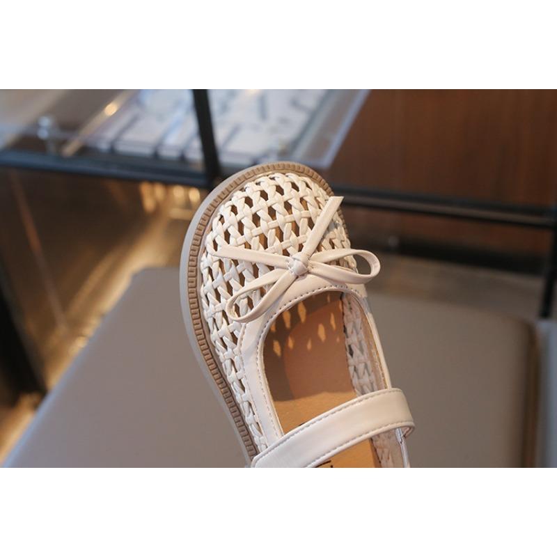 Dívčí módní princeznovské boty | Prodyšné měkké balerínky s mašlí pro batolata a malé děti Elegantní třpytivé Mary Janes