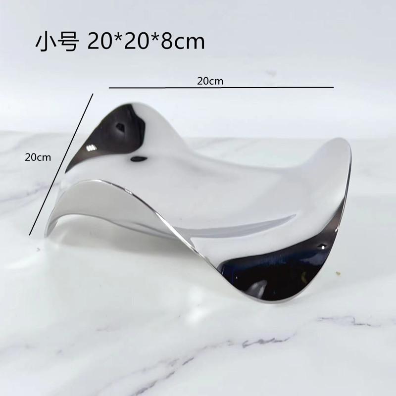 

Irregular Stainless Steel Plates, Fruit Decorative Trays, Desserts, Appetizers, Home Decor, Table Organizers, Scandinavian Gifts