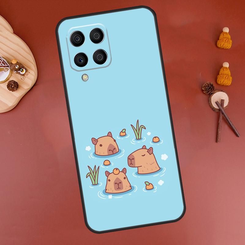

Capybara Spa Case For Samsung Galaxy M12 M32 M52 M30s M20 M21 M31 M51 M13 M23 M33 M53 M14 M34 M54 Cover Samsung M51