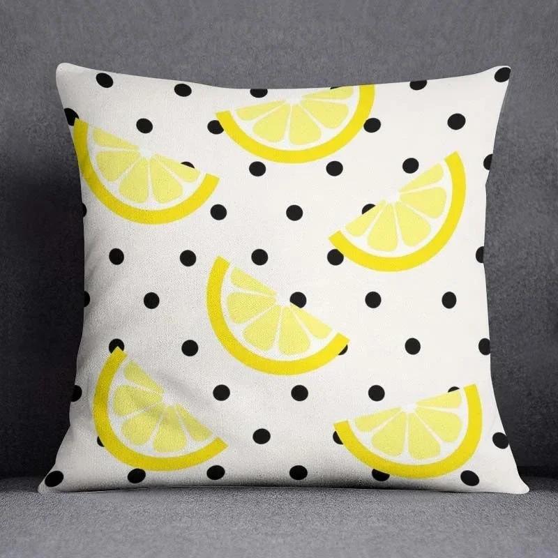 Fruit Strawberry Watermelon Print Decorative Pillowcase Car Sofa Square Cushion Pillowcase