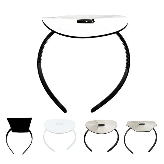 Hair Hoop Graduation Cap Headband Strong Grip Double-Sided Tape Comfortable Fit Hair Styling Band Graduation Hat Accessory