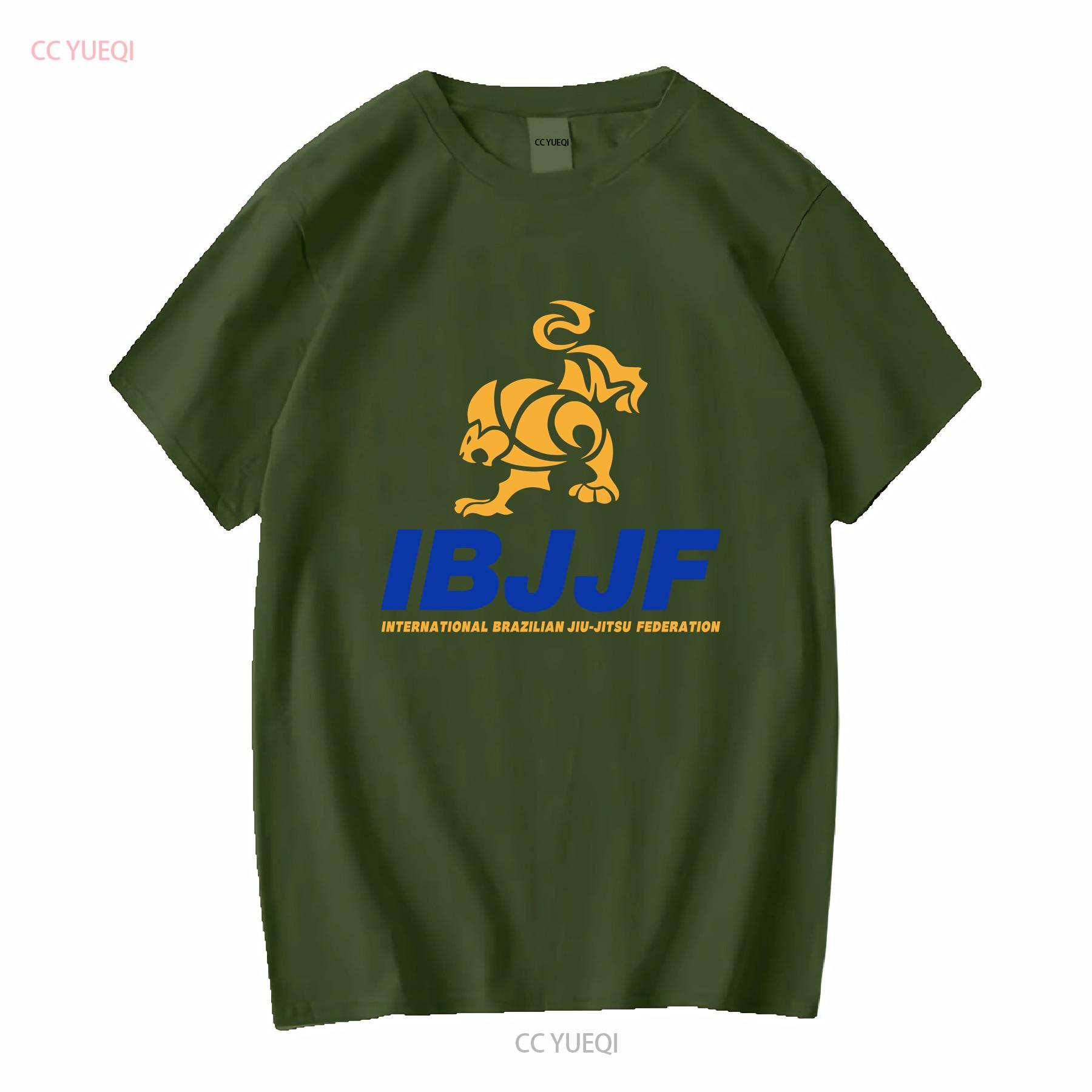 

IBJJF Міжнародна Федерація Бразильського Джиу-Джитсу Чоловіча Чорна Футболка S 5XL вінтажна Прана графіка Розтягнута homme Легкий S