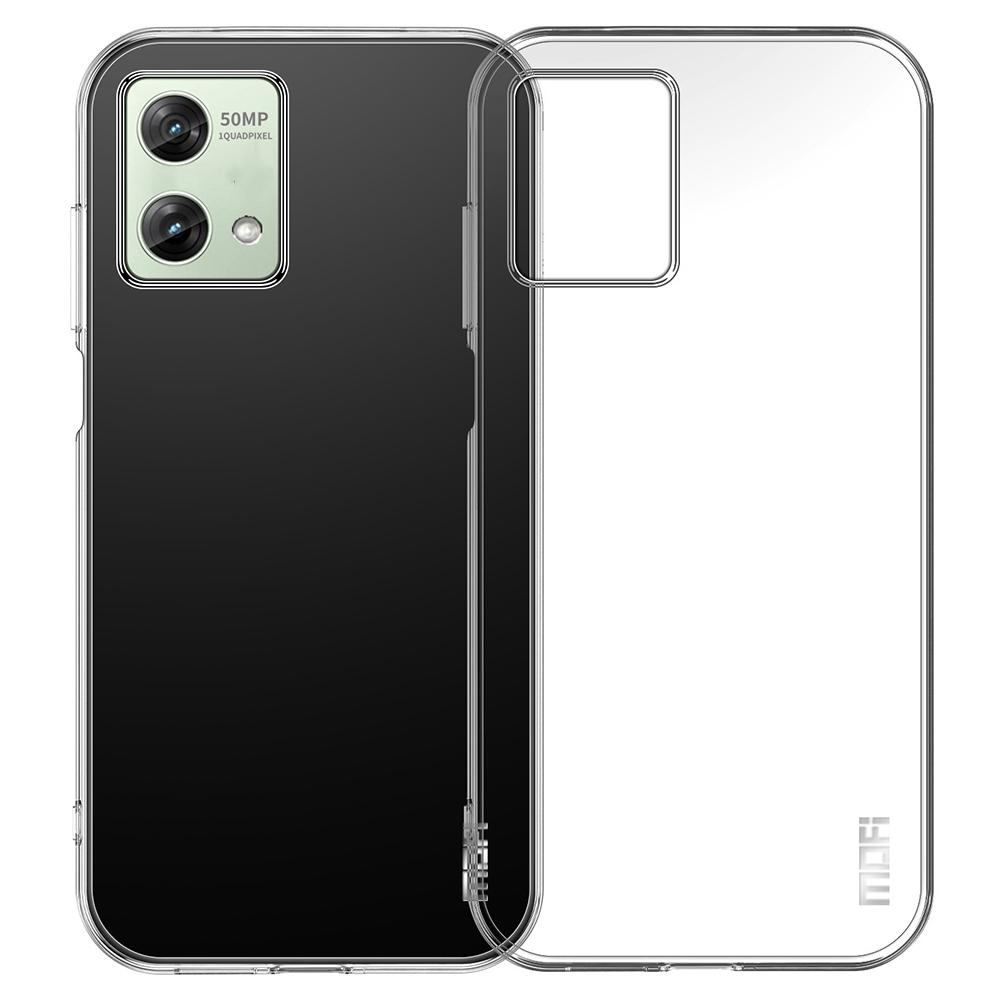 MOFI For Motorola Moto G84 5G Case Transparent Phone Cover TPU Phone Protector