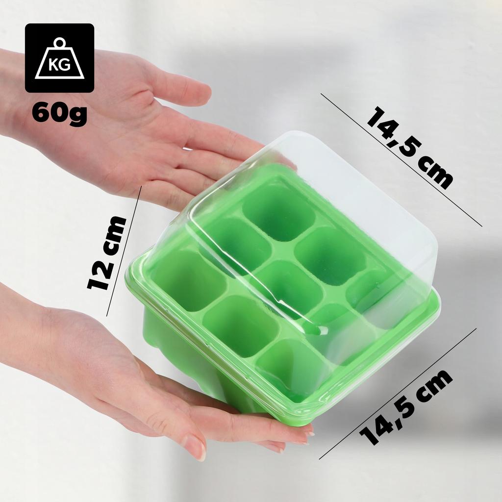 KADAX Mini Greenhouse Mini Greenhouse Greenhouse 9 Cells Seeding Tray