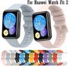 Sport Silicone Watchband For Huawei Watch Fit 2 StrapSmarwatch Wriststrap For Huawei Fit2 Belt Bracelet Accessories