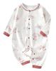 Cute Printed Coveralls Baby Clothes Junior Rompers Cotton Illustration Design Front Opening Casual Newborn Boy Girl Baby Shower Gift 7 Colors to