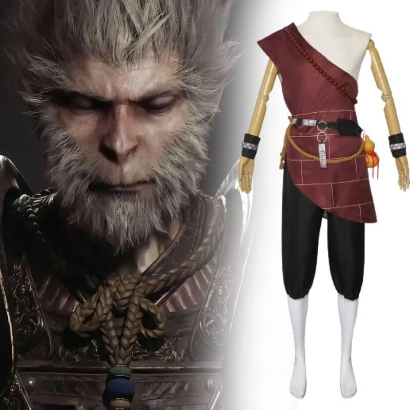 Myth Wukong Black Black Bear Spirit Cosplay Costume Game Role Play Halloween