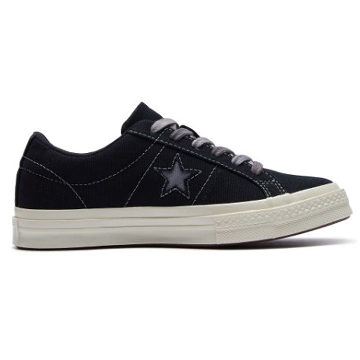 Converse One Star Slip Resistant Low Top Skate Shoes Women Sneakers Black 564151C