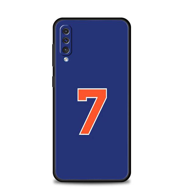 Coque de téléphone portable en silicone, pour Samsung A70 A20s A40 M31 A50 A30 A20e A10 M30s M22 M51 M23, numéro porte-bonheur 23 24