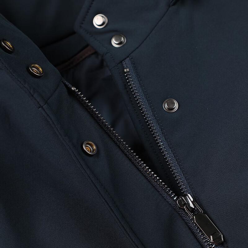 Tolomann Unisex Navy Detachable Down Jacket