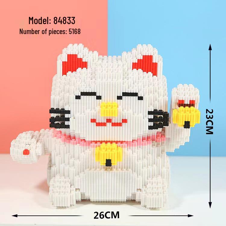 Girls' Compatible Lego: Violent Bear Building Block Series - Educational Micro-Block Interlocking Toys & Gifts