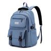 D-SACK Casual Nylon Backpack, Lightweight, A4 Size (14 Inch), Large Capacity, Perfect for Commuting or School, Navy