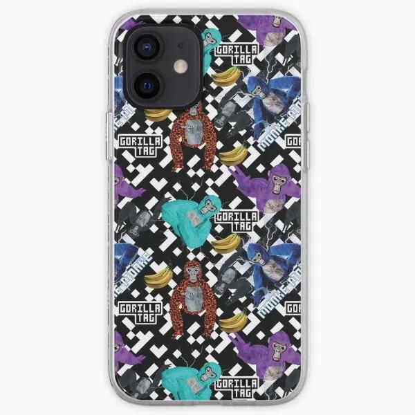 

Gorilla Tag Vr Gamer Merch Pixel Monke I Phone Case Customizable for iPhone X XS XR Max 6 6S 7 8 Plus 11 12 13 14 Pro Max Mini iPhone 12 mini