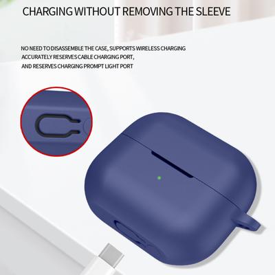 Custodia protettiva per auricolari, tinta unita, antiurto, resistente agli urti, protezione a 360 gradi, custodia protettiva in silicone per ricarica per Samsung Galaxy Buds 3/3pro