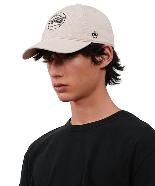 Amelikannideul Coca-Cola Baseball Mark Ballpark Cap - Stone
