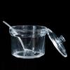 Transparent Seasoning Jar Anti-fall Condiment Container Acrylic Sugar Bowl  Restaurant