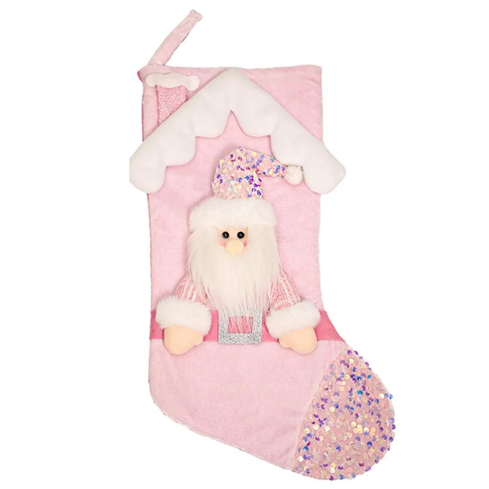 Christmas Stocking Fireplace Large Santa Stocking For Hanging Stocking For Fill Christmas Crafts Supplies Christmas Decorations