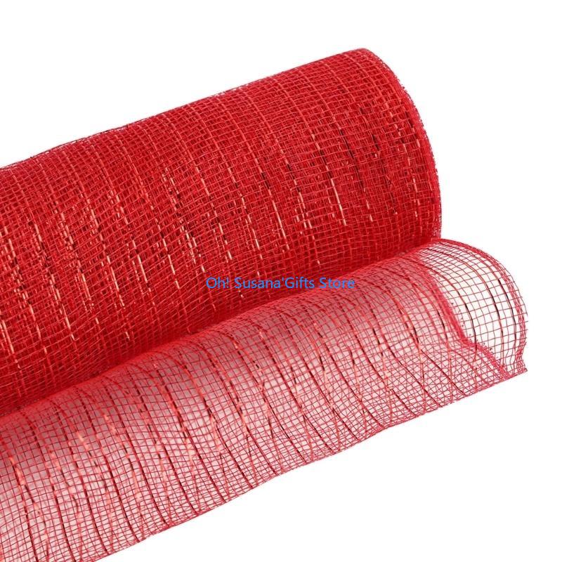 090D Wreath Mesh DIY Christmas Tree Ribbon Decorations Wedding Gift Decorative Ribbon