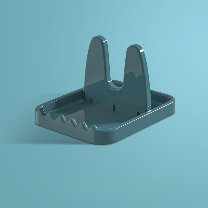 Storage Holder Spoon Rest Pot Lid Holder Removable Pot Cover Holder Utensil Rest Organizer Storage Kitchen Tool