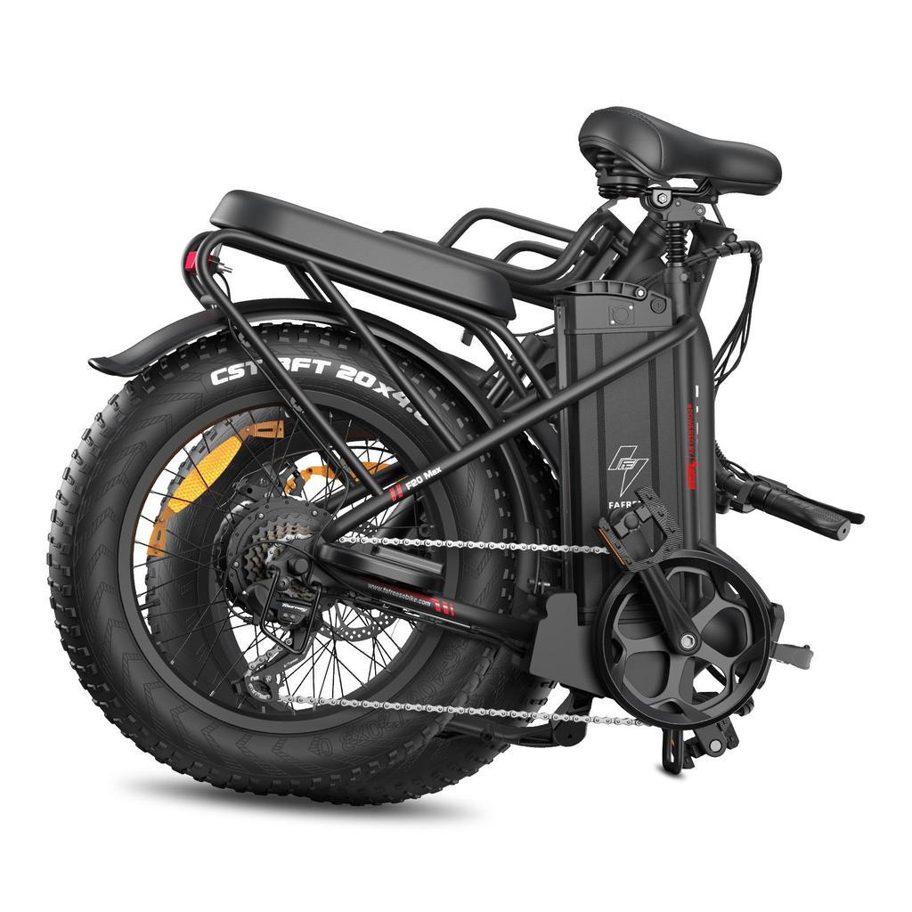 FAFREES F20 Max Folding Ebike with 48V 30Ah LG Battery, LCD Display