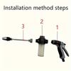 Heavy-Duty High-Pressure Water Gun with Long Handle  for Car/Vehicle Washing, Garden & Home Use  Hose-Connector Compatible