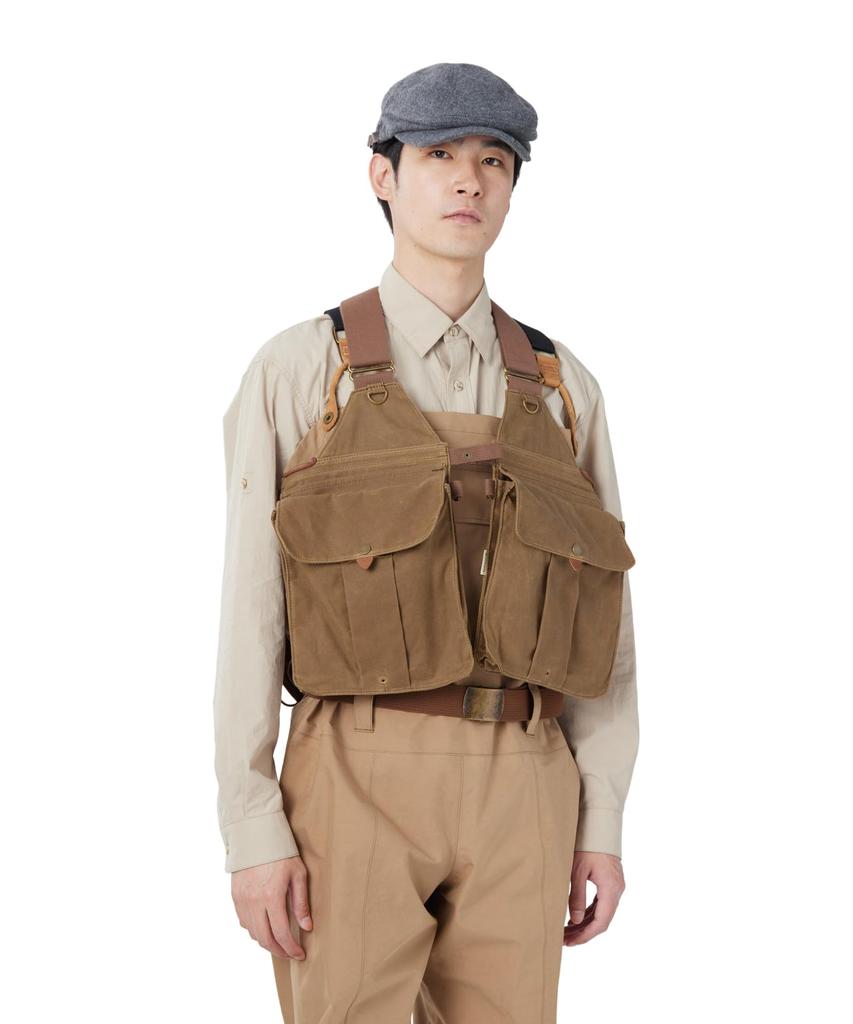 Snow Peak Fishing Big Game Vest SPTL-JK-26SU902 - Outerwear, Mid-layer Vest, Men's & Women's, Beige One