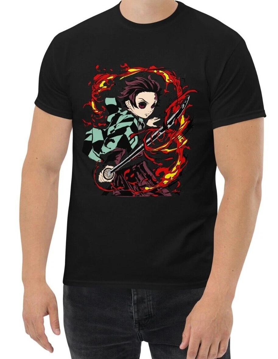 

Новая мужская футболка с принтом Tanjiro из аниме и манги Demon Slayer, размеры S-3XL 2XL