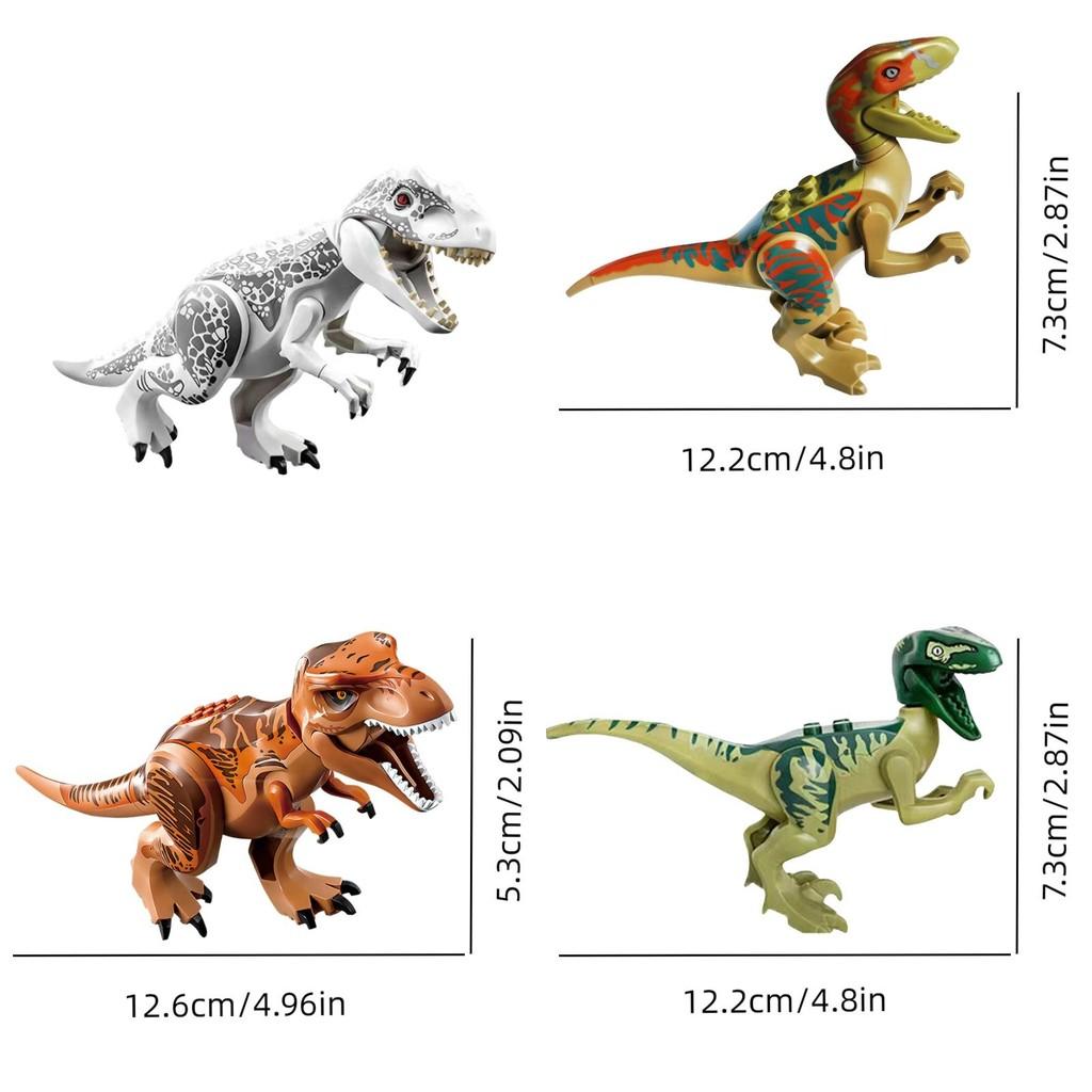 77001 Diy Dinosaur Assembly Tyrannosaurus Rex Small Building Blocks Toy Set For Boys
