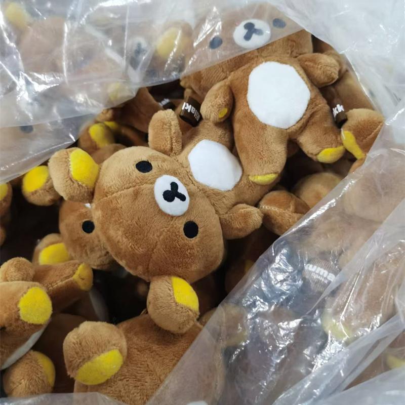 Rilakkuma Korilakkuma Medvídek Plyšový Klíčenka Klíčenka Kuličkový Řetízek Kawaii Roztomilý Taška Klíčenky Maskot Držák Klíčů Dětské Hračky